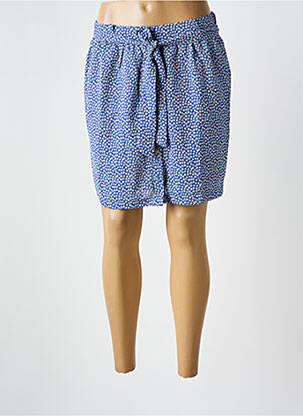 Jupe courte poches bleu EMMA ELLA femme