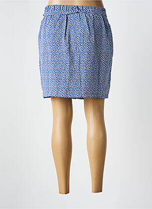 Jupe courte poches bleu EMMA ELLA femme