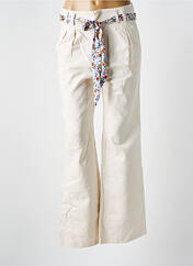 Jean coupe flare beige SEASON pour femme seconde vue