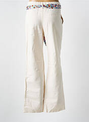 Jean coupe flare beige SEASON pour femme seconde vue