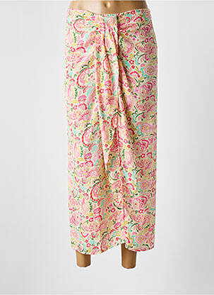 Jupe longue rose GOLD AND SILVER pour femme