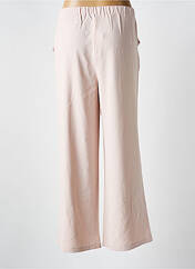 Pantalon large beige EMMA ELLA pour femme seconde vue
