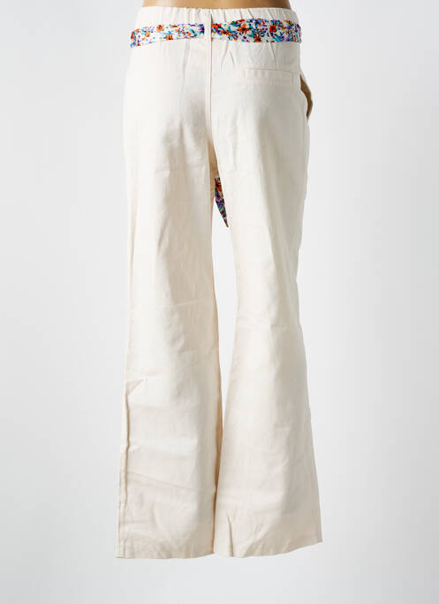 Jean coupe flare beige SEASON pour femme