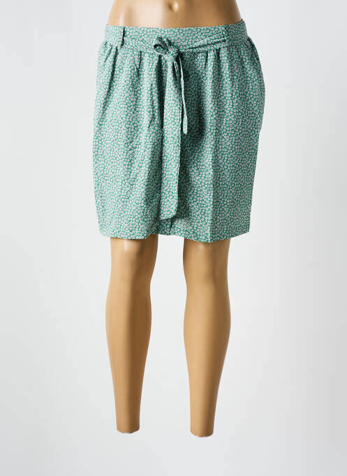 Jupe courte vert EMMA ELLA pour femme
