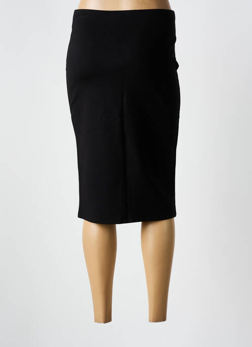 Jupe mi-longue noir EMA BLUE'S pour femme