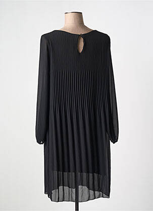Robe mi-longue manches longues manches longues noir NEW COLLECTION femme