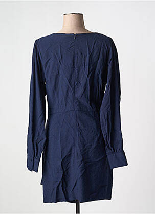 Robe courte manches longues manches longues bleu RUE DES ABBESSES femme