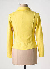 Veste casual jaune clair JOLIFLY & JUSTINE Y pour femme seconde vue