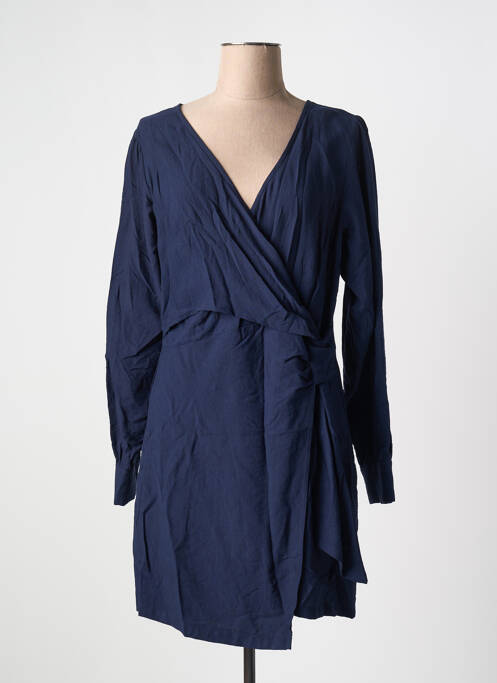 Robe courte bleu RUE DES ABBESSES femme