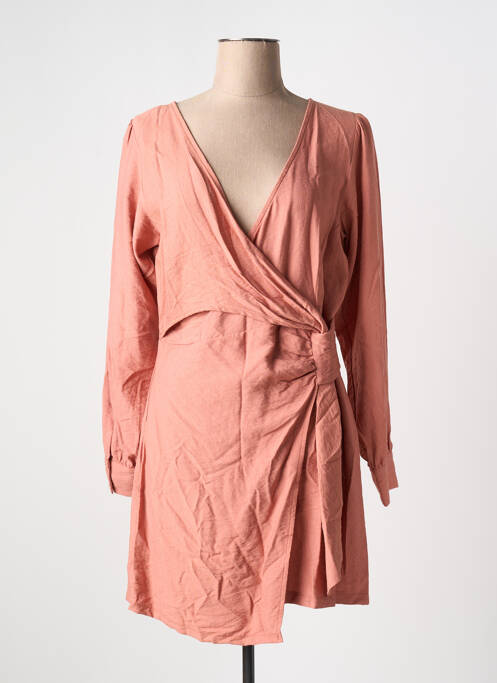 Robe courte orange RUE DES ABBESSES pour femme