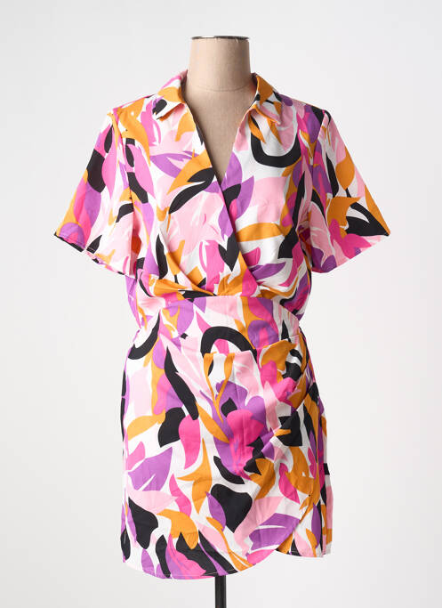 Robe courte rose KILKY pour femme