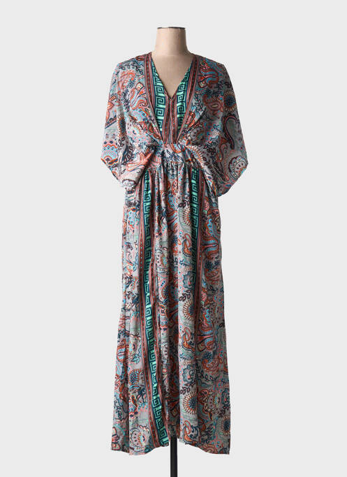 Robe longue gris GOLD & SILVER pour femme