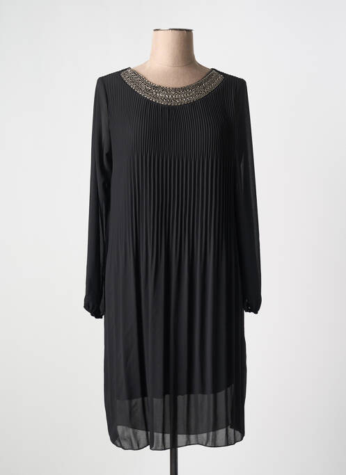 Robe mi-longue noir NEW COLLECTION pour femme