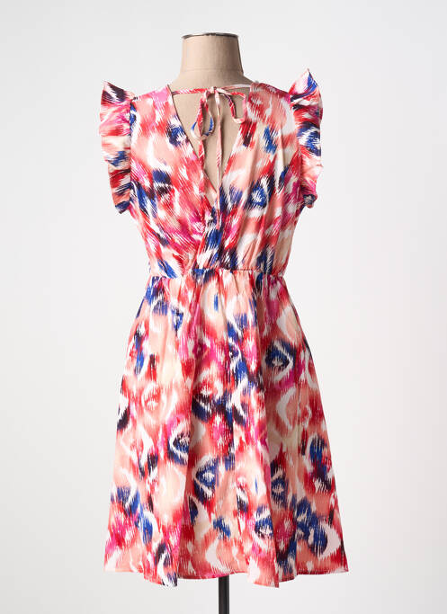 Robe mi-longue rouge IKOONE&BIANKA pour femme