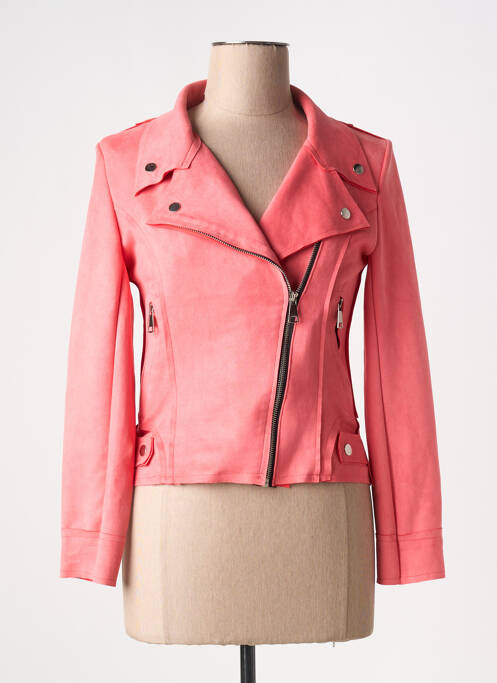 Veste casual orange JOLIFLY & JUSTINE Y pour femme