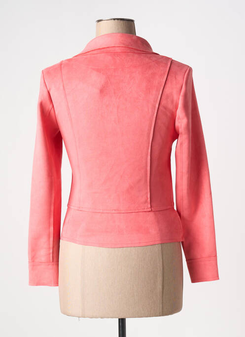 Veste casual orange JOLIFLY & JUSTINE Y pour femme