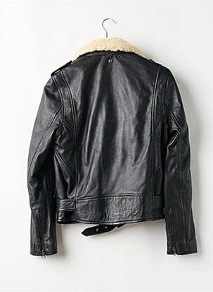 Blouson poches noir SCHOTT femme
