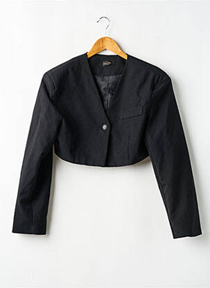 Veste chic col v noir STORETS femme