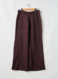 Pantalon droit taille élastique violet LOS ANGELES femme