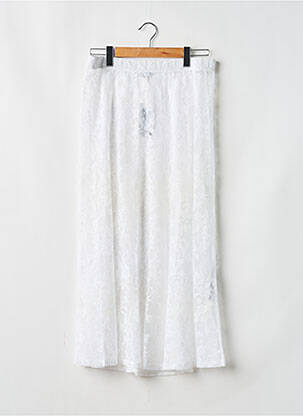 Jupe longue taille élastique blanc NA-KD femme