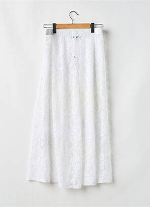 Jupe longue taille élastique blanc NA-KD femme