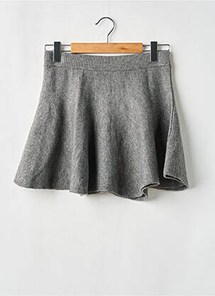 Jupe courte coupe évasée gris NA-KD femme