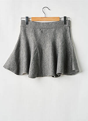 Jupe courte coupe évasée gris NA-KD femme