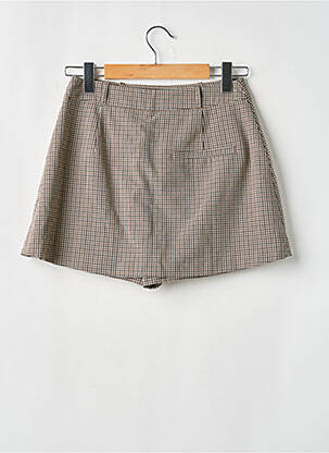 Jupe short coupe droite noir LOUNGE femme