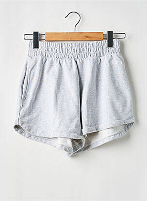 Short coupe droite gris LOUNGE femme