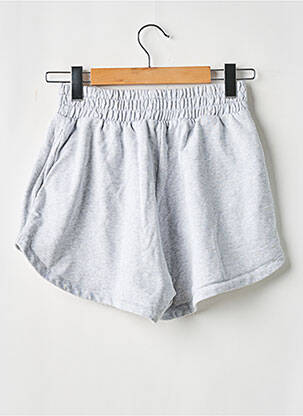 Short coupe droite gris LOUNGE femme