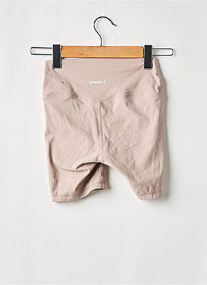 Short taille élastique beige ADANOLA femme