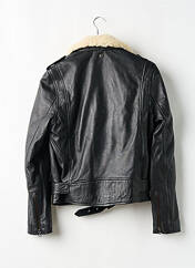 Blouson noir SCHOTT pour femme seconde vue