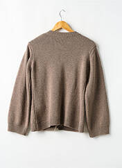 Gilet manches longues marron LEVETÉ pour femme seconde vue