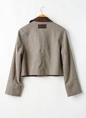 Veste casual marron LOUNGE pour femme seconde vue