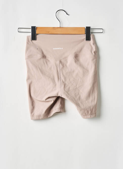 Short taille élastique beige ADANOLA femme