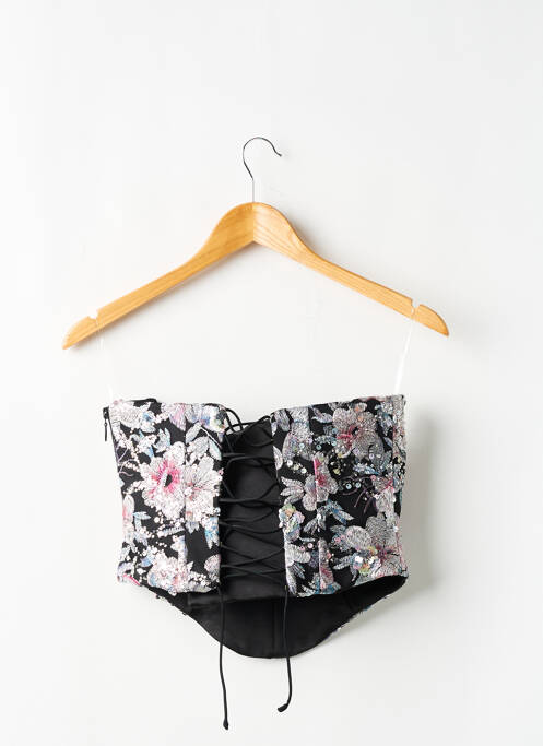 Corset noir OH POLLY pour femme