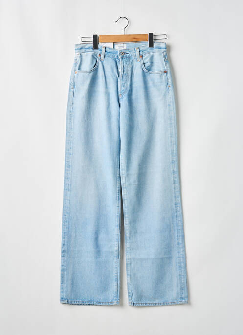 Jeans coupe droite bleu CITIZENS OF HUMANITY pour femme