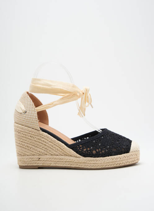 Espadrilles noir IDEAL SHOES pour femme