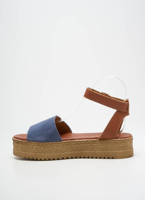 Sandales/Nu pieds bleu MES JOLIS NU PIEDS pour femme