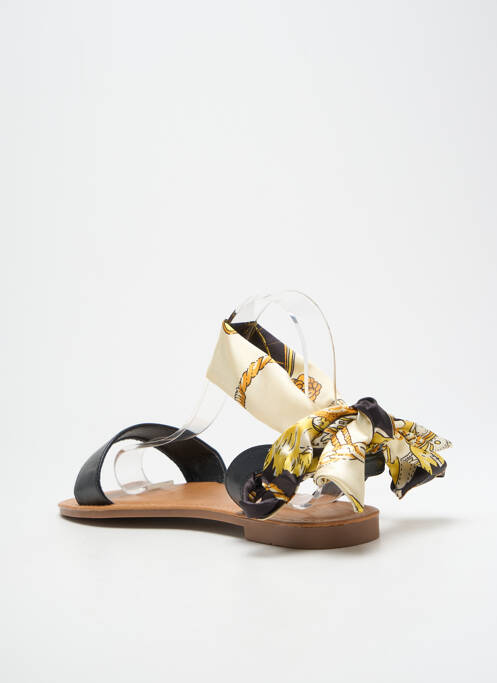 Sandales/Nu pieds noir QUEEN pour femme