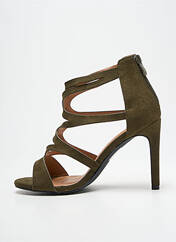 Sandales/Nu pieds vert R AND BE pour femme seconde vue