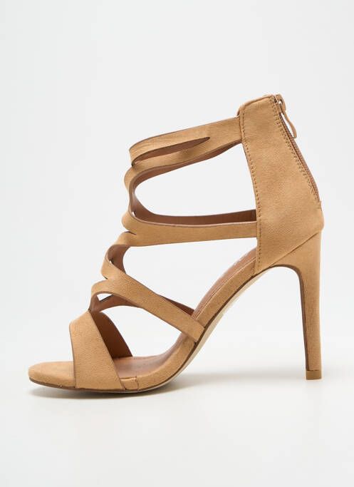 Sandales/Nu pieds beige R AND BE pour femme