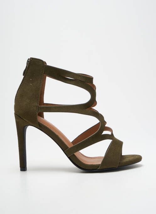 Sandales/Nu pieds vert R AND BE pour femme