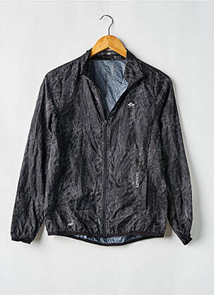 Coupe-vent manches longues sans capuche noir ATHLETIC femme