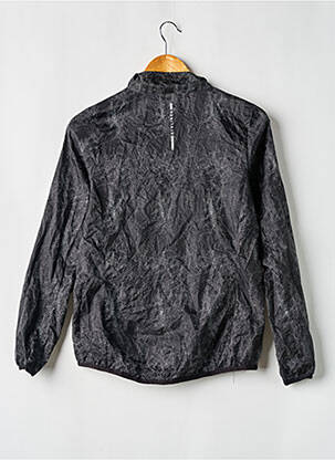 Coupe-vent manches longues sans capuche noir ATHLETIC femme