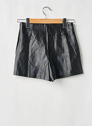 Short coupe droite noir ZARA femme