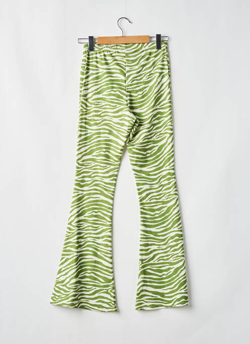 Pantalon flare taille élastique vert NASTY GAL femme
