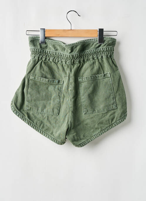 Short coupe droite vert MANGO femme