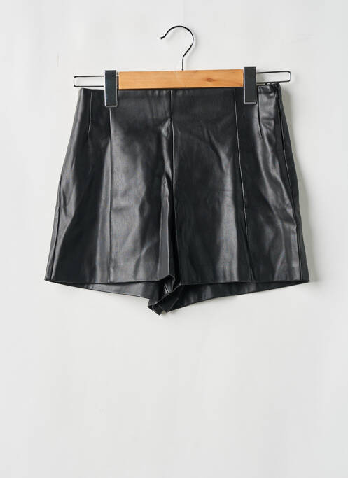Short coupe droite noir ZARA femme