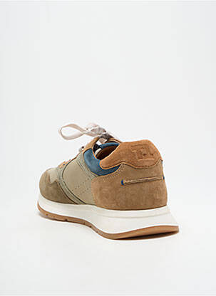 Baskets bout rond bout rond vert TAMARIS homme